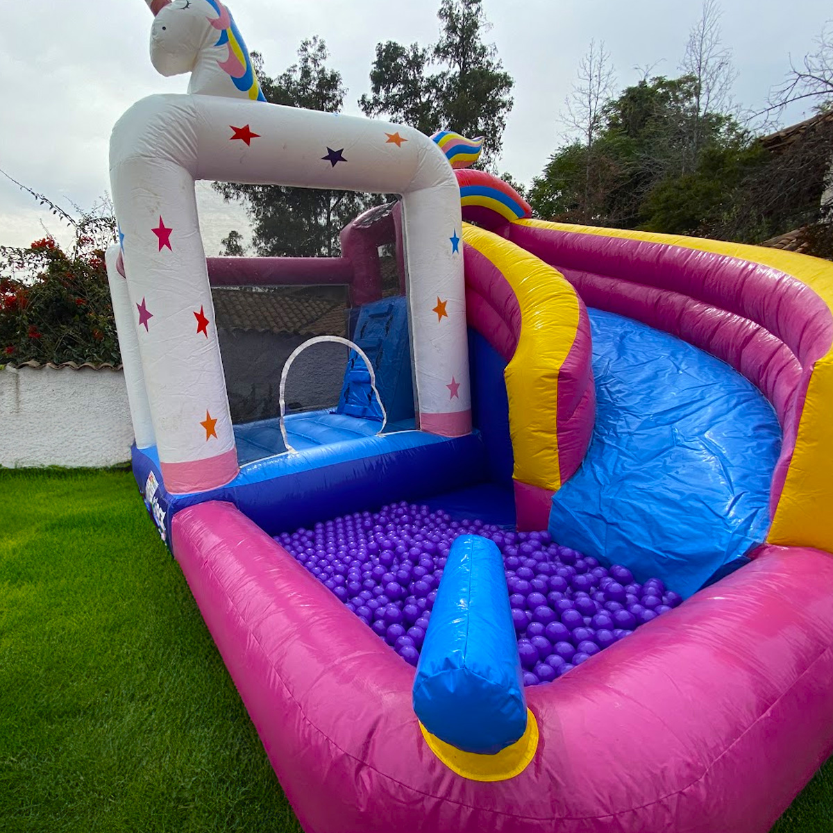 arriendo Juego inflable de unicornio para niñas arriendo Juego inflable de unicornio para niñas