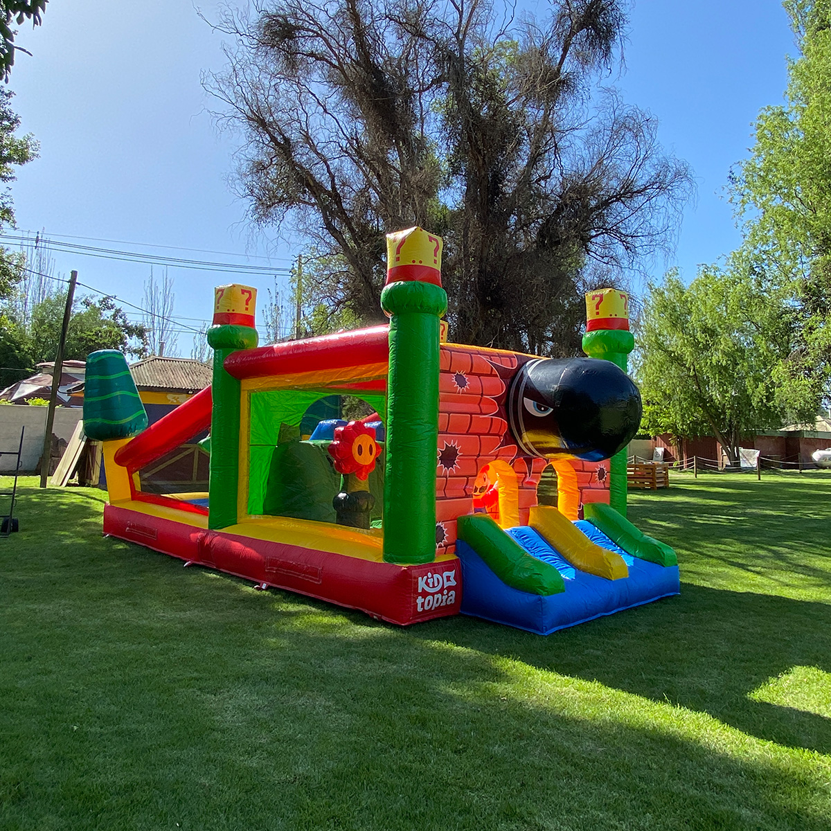 arriendo inflable carrera obstaculos mario bros 8 arriendo inflable carrera obstaculos mario bros 8
